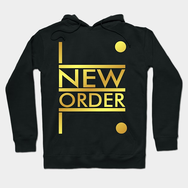 gold order Hoodie by creatororojackson